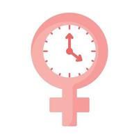 Frauen Uhr Design vektor