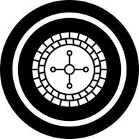 Roulette-Vektor-Symbol vektor