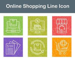 Online-Shopping-Vektor-Icon-Set vektor