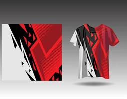 T-Shirt Sportdesign für Renntrikot Radsport Fußballspiele vektor