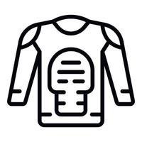 Jacke Mode Symbol Gliederung Vektor. Männer Kleider vektor