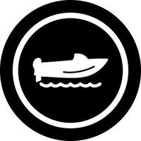 Schnellboot-Vektorsymbol vektor