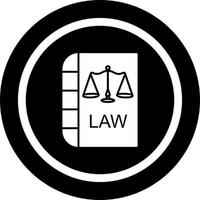 Gesetz und bestellen einzigartig Vektor Symbol