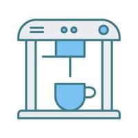 Einzigartiges Vektorsymbol für die Kaffeemaschine vektor