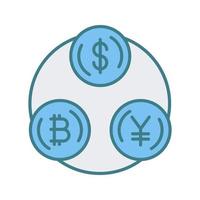 Währungsumtausch-Vektor-Symbol vektor
