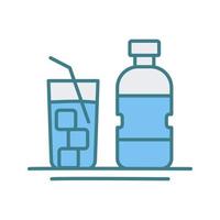 mineral vatten vektor ikon
