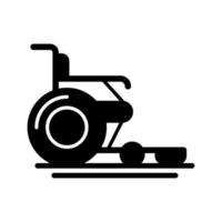 Rad Stuhl einzigartig Vektor Symbol