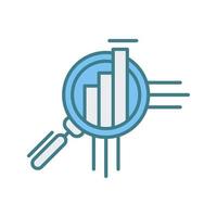 Business Analytics-Vektorsymbol vektor