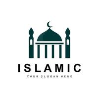 moské logotyp, vektor islamisk, islamic dag ramadan design, eid eid, och eidul Adha