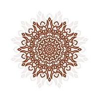 Mandala-Blumen-Kunst-Logo-Hintergrund-Design vektor