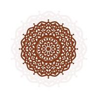 Mandala-Blumen-Kunst-Logo-Hintergrund-Design vektor