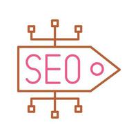 SEO-Tag-Vektorsymbol vektor