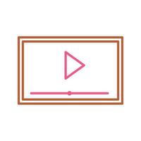 video undersökning vektor ikon