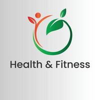 ein Logo zum ein Gesundheit und Fitness Unternehmen. vektor