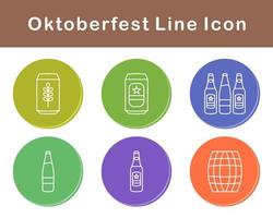 oktoberfest vektor ikon uppsättning