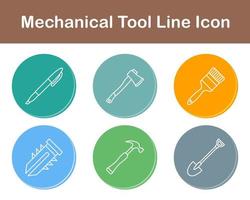 mechanisch Werkzeug Vektor Symbol einstellen