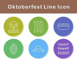 oktoberfest vektor ikon uppsättning