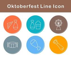 oktoberfest vektor ikon uppsättning