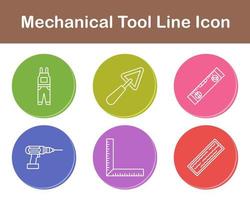 mechanisch Werkzeug Vektor Symbol einstellen