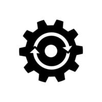 uppdatering systemet vektor ikon. utveckling illustration symbol. Ansökan logotyp eller tecken.