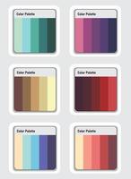 Vektor Farbe Palette einstellen