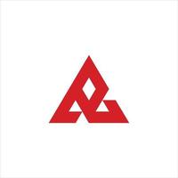 abstrakt Blau Dreieck gestalten mit Brief a. Lager Vektor Illustration isoliert auf Weiß Hintergrund Symbol