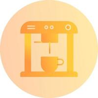 Einzigartiges Vektorsymbol für die Kaffeemaschine vektor