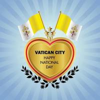 vatican stad nationell dag , nationell dag kakor vektor