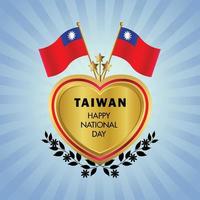 taiwan nationell dag , nationell dag kakor vektor