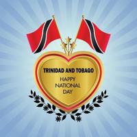 trinidad och tobago nationell dag , nationell dag kakor vektor