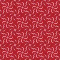 Rosa Muster auf rot nahtlos Hintergrund. vektor
