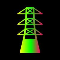 einzigartiges Turmvektorsymbol vektor