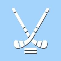 Eis Eishockey einzigartig Vektor Symbol