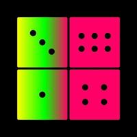Domino-Spiel-Vektor-Symbol vektor