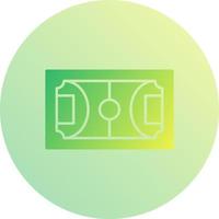 fotboll fält vektor ikon