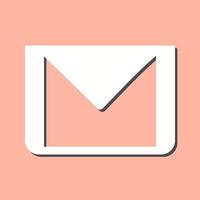 einzigartiges E-Mail-Vektorsymbol vektor