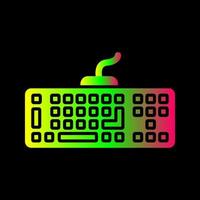 Tastaturvektorsymbol vektor
