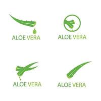 Aloe Vera Icon Logo vektor