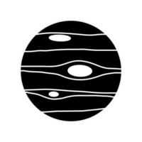 planet ikon vektor. astronomi illustration tecken. Plats symbol. vetenskap logotyp. vektor