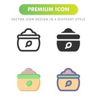 kompost ikon isolerad på vit bakgrund. för din webbdesign, logotyp, app, ui. vektorgrafikillustration och redigerbar stroke. eps 10. vektor