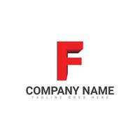 f Brief Initiale Logo, f Logo, f Brief Logo Design vektor