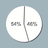 Vektorsymbol für Kandidatenstatistiken vektor