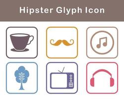 Hipster Vektor Symbol einstellen