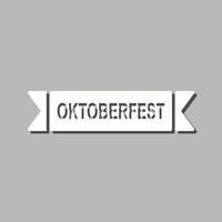 Oktoberfest-Banner-Vektor-Symbol vektor