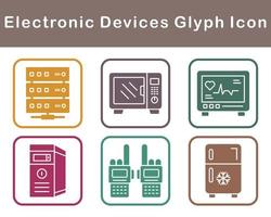elektronisk enheter vektor ikon uppsättning