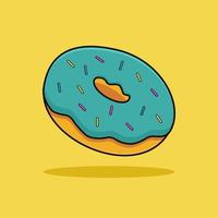 kostenlos Vektor Donuts Essen Karikatur Vektor Symbol Illustration Essen Symbol Konzept isoliert