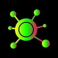 Molekül-Vektor-Symbol vektor
