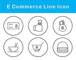 E-Commerce-Vektor-Icon-Set vektor