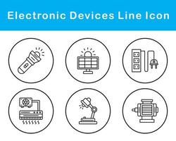 elektronisch Geräte Vektor Symbol einstellen