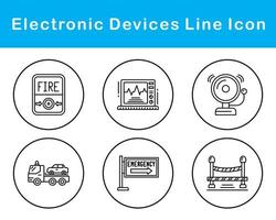 elektronisch Geräte Vektor Symbol einstellen